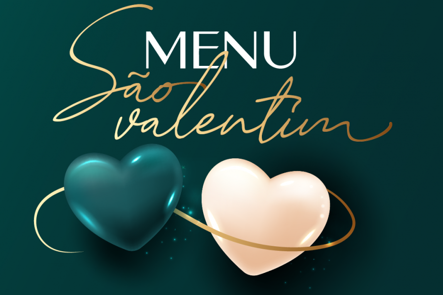 Venha conhecer o nosso menu especial de São Valentim!