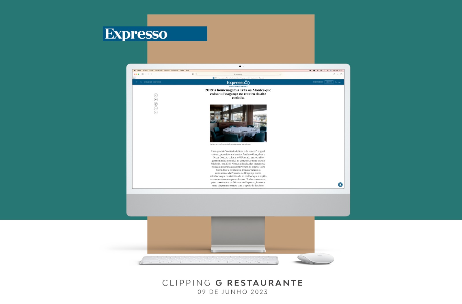 Clipping Expresso | 50 anos, 50 Restaurantes
