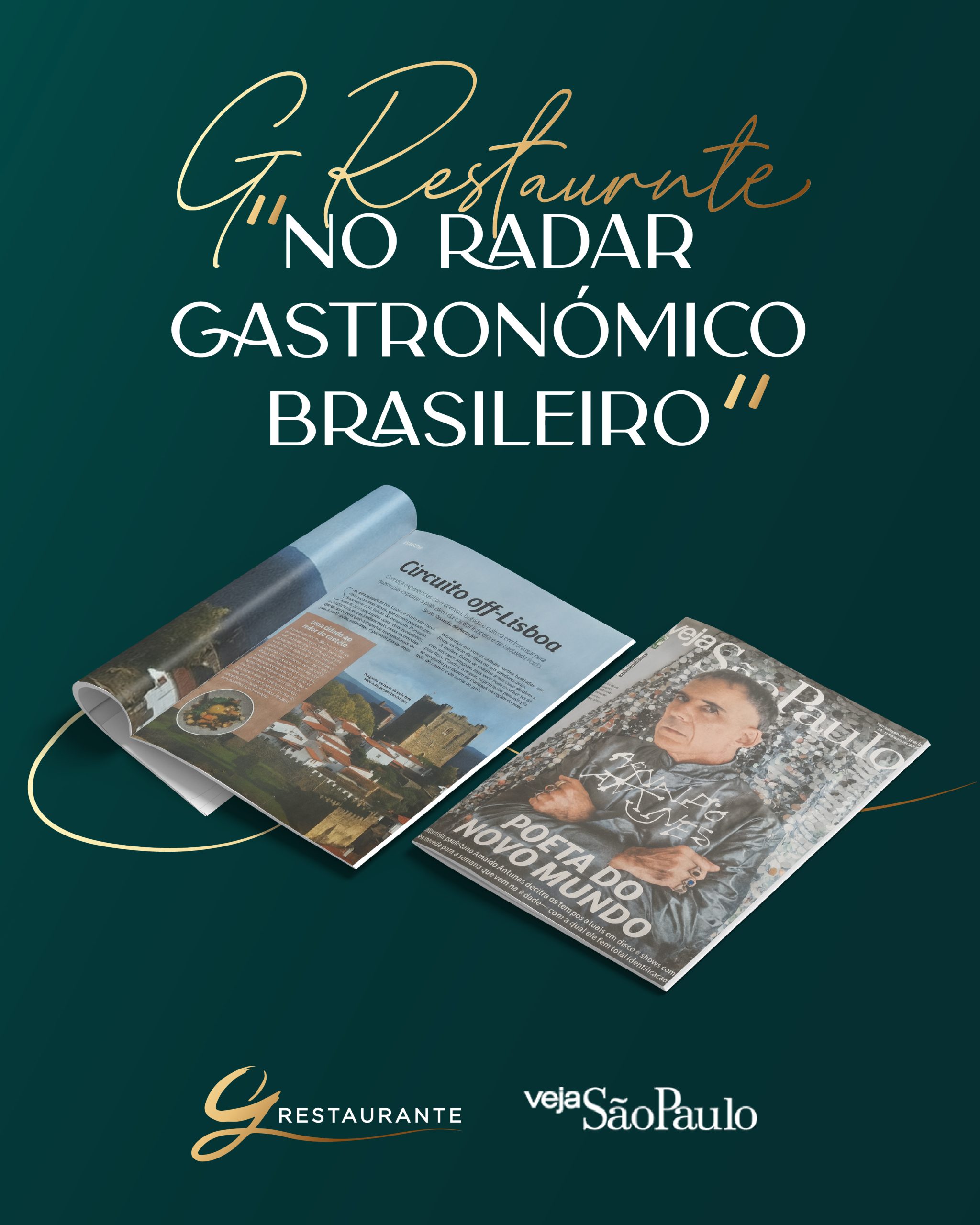 Do coração de Bragança para o radar gastronómico brasileiro.