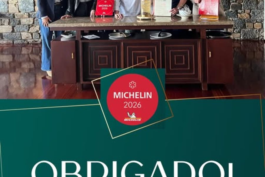 A placa MICHELIN 2026 já chegou ao G Restaurante