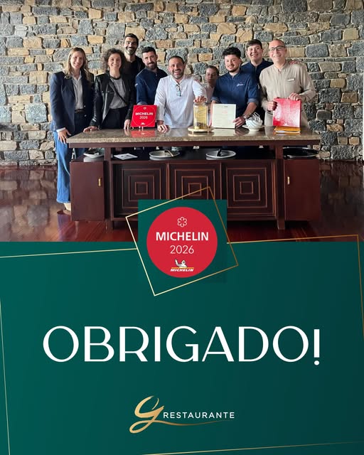 A placa MICHELIN 2026 já chegou ao G Restaurante